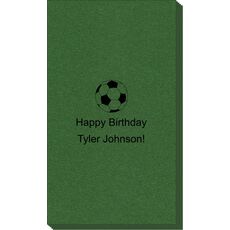 Soccer Ball Linen Like Guest Towels