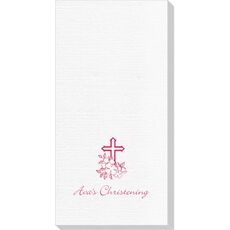 Floral Cross Deville Guest Towels
