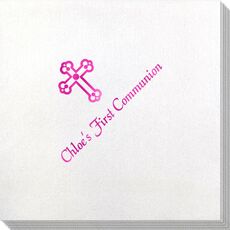 Ornate Cross Bamboo Luxe Napkins