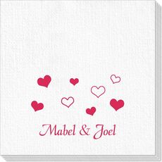 Pretty Hearts Galore Deville Napkins