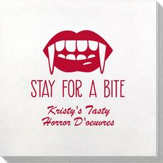 Stay For A Bite Bamboo Luxe Napkins