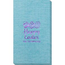 Decorated Easter Eggs Bamboo Luxe Guest Towels