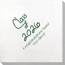 Fun Class of Calligraphy Bamboo Luxe Napkins
