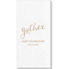 Expressive Script Gather Deville Guest Towels