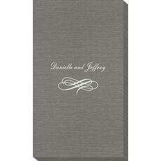 Scrolled Coronation Bamboo Luxe Guest Towels