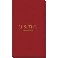 Big Word U.S.M.C. Linen Like Guest Towels
