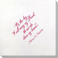 Elegant Marry My Friend Bamboo Luxe Napkins