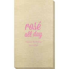 Rosé All Day Bamboo Luxe Guest Towels