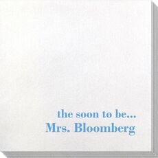 Soon to be Mrs Bamboo Luxe Napkins