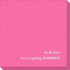 Counting the Number of Days Linen Like Napkins