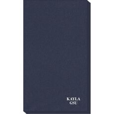 Name and College Initials Linen Like Guest Towels