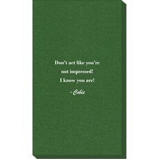 You Pick Your Text Linen Like Guest Towels