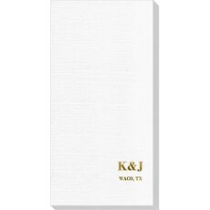 Simple and Sweet Deville Guest Towels