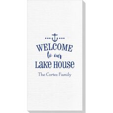 Welcome to Our Lake House Deville Guest Towels