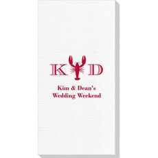 Initial Lobster Deville Guest Towels