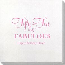 Fifty-Five & Fabulous Bamboo Luxe Napkins