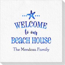Welcome to Our Beach House Deville Napkins