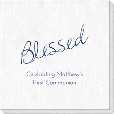 Expressive Script Blessed Deville Napkins