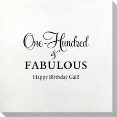 One Hundred & Fabulous Bamboo Luxe Napkins