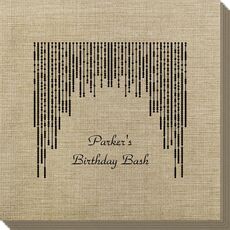 Stunning Streamers Bamboo Luxe Napkins