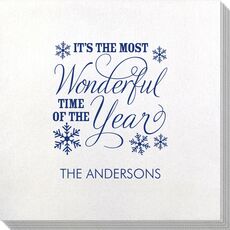 Wonderful Time of the Year Bamboo Luxe Napkins