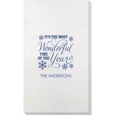 Wonderful Time of the Year Bamboo Luxe Guest Towels