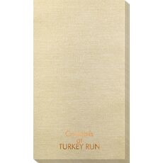 Your Own Text Bamboo Luxe Guest Towels