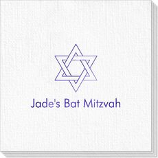 Interlocking Star of David Deville Napkins