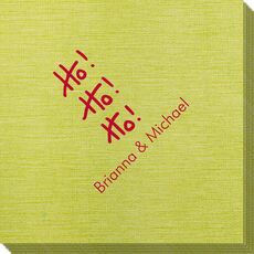 Fun Ho Ho Ho Bamboo Luxe Napkins