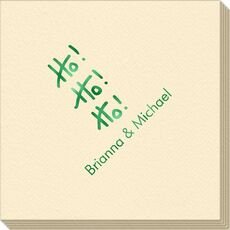 Fun Ho Ho Ho Linen Like Napkins