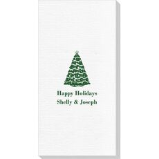 Christmas Tree Deville Guest Towels