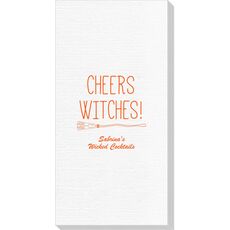 Cheers Witches Halloween Deville Guest Towels
