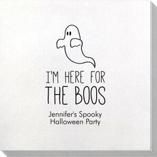 I'm Here For The Boos Bamboo Luxe Napkins