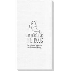 I'm Here For The Boos Deville Guest Towels