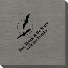 Full Moon with Bats Bamboo Luxe Napkins