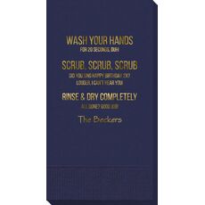 Wash Scrub Rinse Guest Towels
