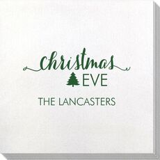 Elegant Christmas Eve Bamboo Luxe Napkins