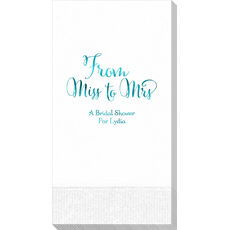 From Miss to Mrs Guest Towels