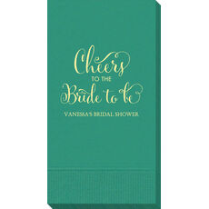 Cheers To The Bride To Be Guest Towels