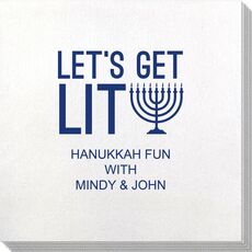 Let's Get Lit Bamboo Luxe Napkins