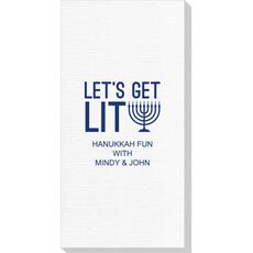 Let's Get Lit Deville Guest Towels