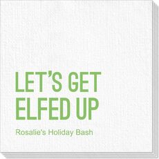 Let's Get Elfed Up Deville Napkins
