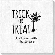Trick or Treat Spider Deville Napkins