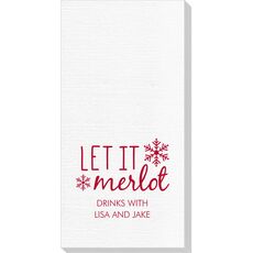 Let It Merlot Deville Guest Towels