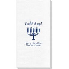 Light It Up Menorah Deville Guest Towels