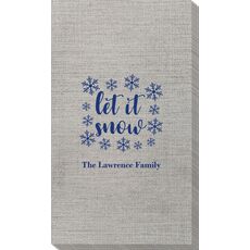 Let It Snow Bamboo Luxe Guest Towels