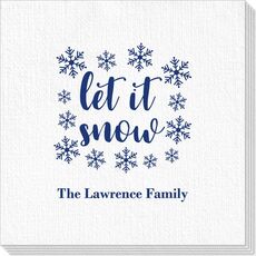 Let It Snow Deville Napkins