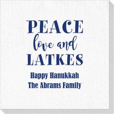 Peace Love And Latkes Deville Napkins