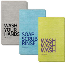 Wash Your Hands Bamboo Luxe Guest Towels