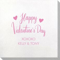 Happy Valentine's Day Bamboo Luxe Napkins